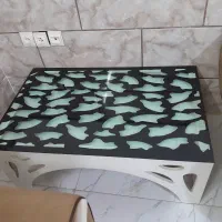 ممبل هفت نفره با میز و عسلی