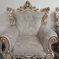 مبلمان سلطنتی سالم وتمیزدارای دومیزعسلی|مبلمان خانگی و میز عسلی|محمدشهر, علی آباد گونه|دیوار