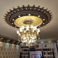 دور لوستری . آذین سقف . سپاهان سقف. گل ابزار|خدمات پیشه و مهارت|خمینی‌شهر, |دیوار