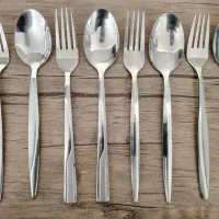 سرویس قاشق وچنگال باکنسول یاچمدان چوبی وفلزی