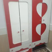 کمد بچه دوعدد یک عدد بوفه شیشه ای ۱عددمیز|جاکفشی، کمد، دراور|قوچان, |دیوار