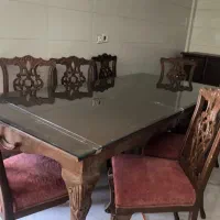 مبل ومیز وسط وناهارخوری و۲ عدد عسلی، کنسول و بوفه|مبلمان خانگی و میز عسلی|رودهن, |دیوار