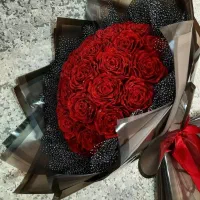 بافت مو . گل روبانی