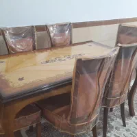 میزغذاخوری ۶نفره|میز و صندلی غذاخوری|قروه, |دیوار