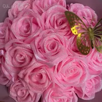 گل رز روبانی