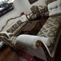 مبلمان و ناهارخوری استیل ۸ نفره