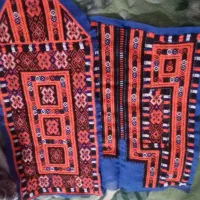 زیج آستین دست دوز|لباس|سراوان, |دیوار