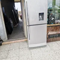 یخچال دو درب نیمه فریزر رنگ سیلور 9800