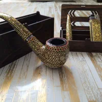 پیپ وجاسیگار و فندک ست خاتم