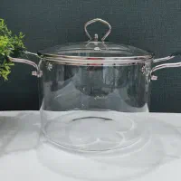 قابلمه کریستال شعله مستقیم در دو طرح و سایز|ظروف پخت‌وپز|اردکان, |دیوار