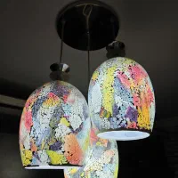 لوستر سه شاخه|لوستر و چراغ آویز|یزد, |دیوار