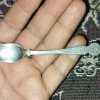 قاشق عتیقه تمام نقره