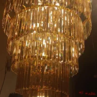 لوستر آویز ۶۰ شاخه تمیز  سالم|لوستر و چراغ آویز|ملایر, |دیوار