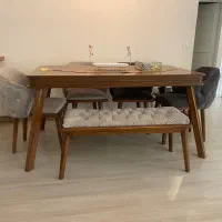 میز ناهارخوری ۶ نفره|میز و صندلی غذاخوری|کاشان, شهرک امیرالمومنین|دیوار