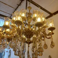 لوستر دوگل بزرگ درباری|لوستر و چراغ آویز|اراک, |دیوار