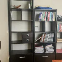 کتابخانه ۳ تیکه|کتابخانه، شلف، قفسه‌های دیواری|تهران, ستارخان|دیوار