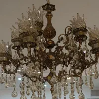 لوستر پنج شاخه دوتایی|لوستر و چراغ آویز|اسلامشهر, شهرک محمدیه|دیوار