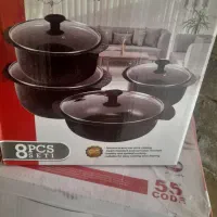 سرویس قابلمه با ۴ تا ماهیتابه بزرگ