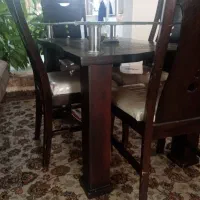 میز نهار خوری محکم و چوبی شیک و تمیز|میز و صندلی غذاخوری|ایذه, |دیوار