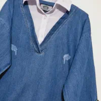 شومیز جین در حد نو|لباس|مشهد, کوی دروی|دیوار