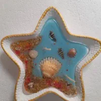 شمع ستاره و صدف شمع