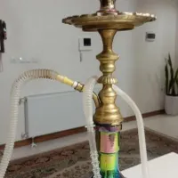 قلیون تنه سنگین برنجی /قدیمی و اصل