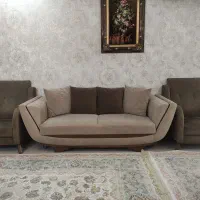 مبل راحتی محکم کار شرکتی سالم در حد نو