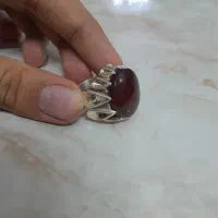 انگشتر نقره یمن سرخ نو