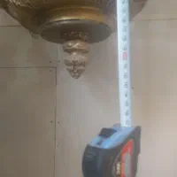 لوستر برنز  عتیقه و آنتیک دست ساز ایتالیایی ۲۴شاخه|لوستر و چراغ آویز|جاجرود, |دیوار