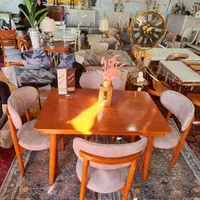 تولیدی میز غذاخوری پایه لوله ای ست چهار نفره