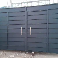 فروش انواع درب های حیاطی  سنگین قیمت مناسب|مصالح و تجهیزات ساختمان|نی‌ریز, |دیوار