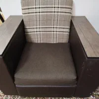 مبل ۷ نفره و میز تلویزیون|مبلمان خانگی و میز عسلی|فومن, |دیوار