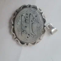 گردنی و انگشتر دستساز نقره|جواهرات|محمدیه-قزوین, |دیوار