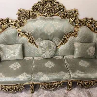 یکدست مبل سلطنتی به علت جابجایی به فروش می‌رسد|مبلمان خانگی و میز عسلی|تهران, شمیران‌نو|دیوار