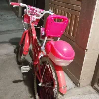 دوچرخه سایز۲۰رنگ صورتی درحدنونو