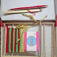 داربافندگی ایپکا و پازل چوبی و کیف مجلسی دخترانه