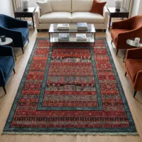 فرش ماشینی ابریشم‌نما بسیار شیک