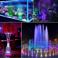 چراغ LED ریموت دار ضد آب|لامپ و چراغ|خرم‌آباد, |دیوار