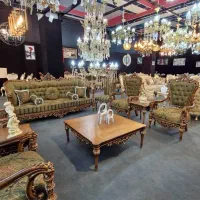 مبل تمام چوب مدل خاطره زرین چوب|مبلمان خانگی و میز عسلی|اردبیل, |دیوار