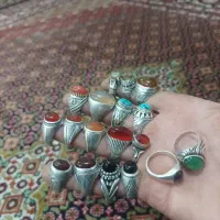 انگشترهای گلچین شده قدیمی وکهنه|جواهرات|بیرجند, |دیوار