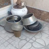 مقداری ظروف مسی کلکسیونی ب صورت کیلویی