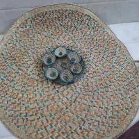 سفره سنتی حصیری یلدایی|صنایع دستی و سایر لوازم تزئینی|قم, شاه ابراهیم|دیوار