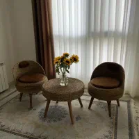 صندلی و میز‌حصیری