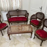 سرویس مبلمان حصیری یونانی دستبافت