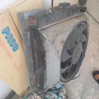 رادیات نیسان همراه فن ۲۰۶ نصب شده روی رادیات