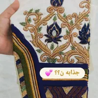 شلوار گلابتونی ملیله