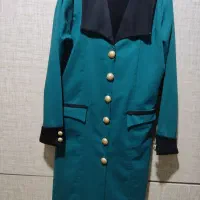 کت بالای زانو یقه شکاری