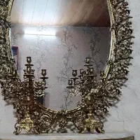 آینه شمعدان میزبرنز