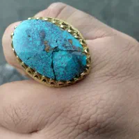 انگشتر فیروزه برنج|جواهرات|تهران, علم و صنعت|دیوار
