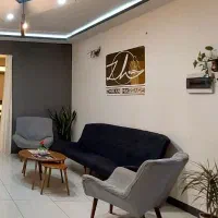 مبل راحتی ۵ نفره طوسی سورمه ای